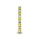 5 - Ellen 2.40 mm Yellow and White Diamond Eternity Band 