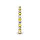 5 - Ellen 2.40 mm Yellow and White Diamond Eternity Band 