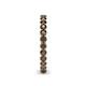 5 - Tiffany 2.40 mm Smoky Quartz Eternity Band 