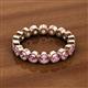 3 - Arria 3.00 mm Pink Tourmaline Eternity Band 