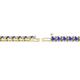 2 - Cliona 3.00 mm Tanzanite Eternity Tennis Bracelet 