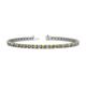 1 - Cliona 3.00 mm Citrine and Diamond Eternity Tennis Bracelet 