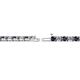 2 - Cliona 3.00 mm Blue Sapphire and Lab Grown Diamond Eternity Tennis Bracelet 