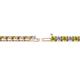 2 - Cliona 2.70 mm Yellow Diamond and Lab Grown Diamond Eternity Tennis Bracelet 