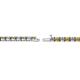 2 - Cliona 2.40 mm Citrine and Diamond Eternity Tennis Bracelet 