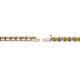 2 - Cliona 2.40 mm Citrine and Lab Grown Diamond Eternity Tennis Bracelet 