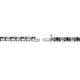 2 - Cliona 2.40 mm Lab Created Alexandrite and Lab Grown Diamond Eternity Tennis Bracelet 