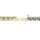 2 - Cliona 4.10 mm Aquamarine Eternity Tennis Bracelet 