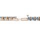 2 - Cliona 4.10 mm Aquamarine Eternity Tennis Bracelet 