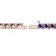 2 - Cliona 4.10 mm Iolite Eternity Tennis Bracelet 