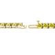 2 - Cliona 4.10 mm Yellow Sapphire Eternity Tennis Bracelet 