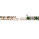 2 - Cliona 4.10 mm Diamond and Lab Created Alexandrite Eternity Tennis Bracelet 