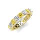 5 - Laida 3.80 mm Yellow Sapphire and Diamond Eternity Band 