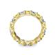 6 - Laida 3.80 mm Yellow Sapphire and Diamond Eternity Band 