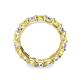 6 - Laida 3.80 mm Yellow and White Diamond Eternity Band 