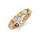 5 - Laida 3.80 mm Citrine and Lab Grown Diamond Eternity Band 