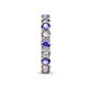 7 - Laida 3.40 mm Tanzanite and Lab Grown Diamond Eternity Band 