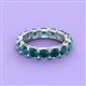 4 - Laida 4.00 mm Blue Diamond Eternity Band 