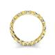 5 - Laida 3.00 mm Yellow and White Diamond Eternity Band 