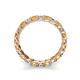 5 - Laida 3.00 mm Citrine and Lab Grown Diamond Eternity Band 