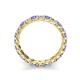 5 - Laida 3.00 mm Tanzanite and Lab Grown Diamond Eternity Band 