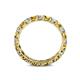 4 - Laida 3.00 mm Citrine and Lab Grown Diamond Eternity Band 