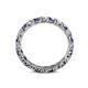 4 - Laida 3.00 mm Iolite and Lab Grown Diamond Eternity Band 