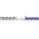 2 - Cliona 3.60 mm Tanzanite Eternity Tennis Bracelet 