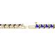 2 - Cliona 3.60 mm Tanzanite Eternity Tennis Bracelet 