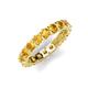 5 - Laida 3.40 mm Citrine Eternity Band 