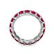 6 - Laida 3.80 mm Ruby Eternity Band 