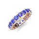 5 - Laida 3.80 mm Tanzanite Eternity Band 