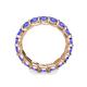 6 - Laida 3.80 mm Tanzanite Eternity Band 