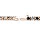 2 - Cliona 4.10 mm Black Diamond and Lab Grown Diamond Eternity Tennis Bracelet 