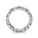 6 - Laida 3.40 mm Tanzanite and Diamond Eternity Band 