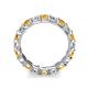 6 - Laida 3.40 mm Citrine and Diamond Eternity Band 