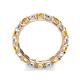 6 - Laida 3.40 mm Citrine and Diamond Eternity Band 