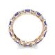 6 - Laida 3.40 mm Iolite and Diamond Eternity Band 