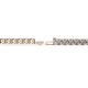 2 - Leslie 2.90 mm Round Diamond Eternity Tennis Bracelet 