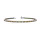 1 - Leslie 2.70 mm Citrine and Diamond Eternity Tennis Bracelet 