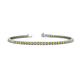 1 - Leslie 2.70 mm Yellow Sapphire and Diamond Eternity Tennis Bracelet 