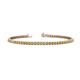 1 - Leslie 2.70 mm Yellow and White Diamond Eternity Tennis Bracelet 