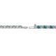 2 - Leslie 2.70 mm London Blue Topaz and Diamond Eternity Tennis Bracelet 