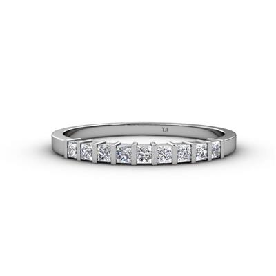 Neria Lab Grown Diamond Stone Wedding Band