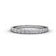 1 - Neria 2.50 mm Lab Grown Diamond 9 Stone Wedding Band 