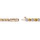 2 - Izarra 3.10 mm Citrine and Diamond Eternity Tennis Bracelet 