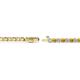 2 - Izarra 2.30 mm Citrine and Diamond Eternity Tennis Bracelet 