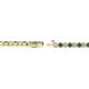 2 - Izarra 2.30 mm Diamond and Lab Created Alexandrite Eternity Tennis Bracelet 