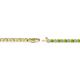 2 - Izarra 2.00 mm Peridot and Diamond Eternity Tennis Bracelet 