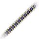 2 - Tiara 3.10 mm Blue Sapphire Eternity Tennis Bracelet 